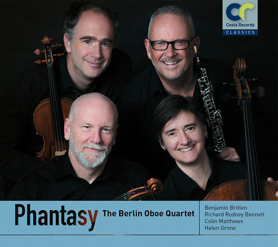 Cover und Bokklet für CD „Phantasy“ The Berlin Oboe Quartet