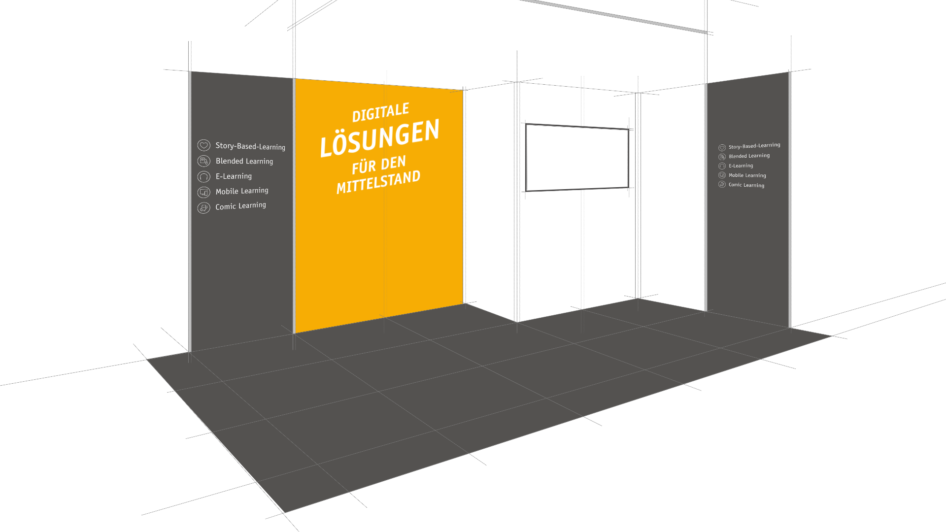 Messestand Wände