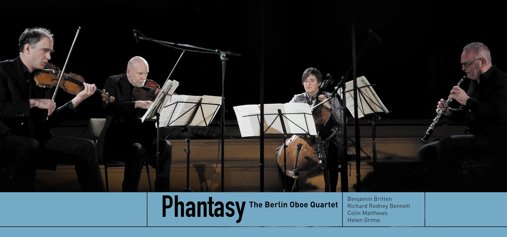 Artwork für das Album „Phantasy“ The Berlin Oboe Quartet